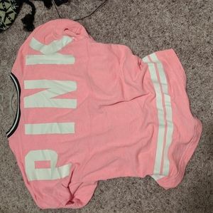 PINK pull over hoodie